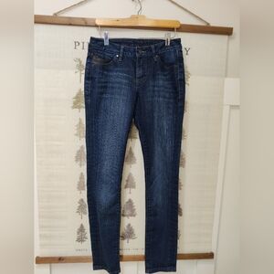 JAG Jeans Dark Wash Skinny Jeans Mid Rise Blue Denim Size 4